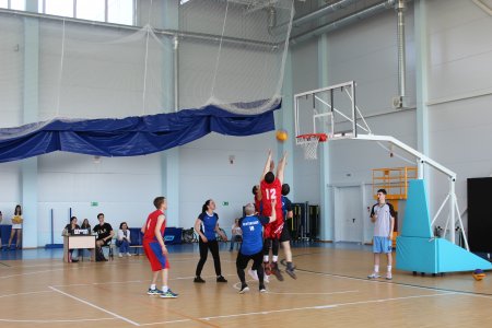 Соревнования по баскетболу в рамках Окружной профсоюзной спартакиады